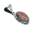 Silver Oyster Shell Native American Navajo Pendant XS10023